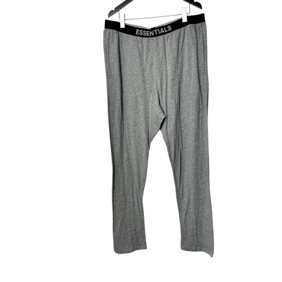 New Fear of God ESSENTIALS Grey Jersey Lounge Pants Size XXL - Picture 2 of 8